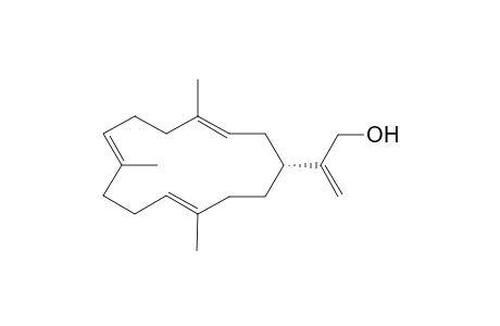 2-[(1R,3E,7E,11E)-4,8,12-trimethyl-1-cyclotetradeca-3,7,11-trienyl]-2-propen-1-ol
