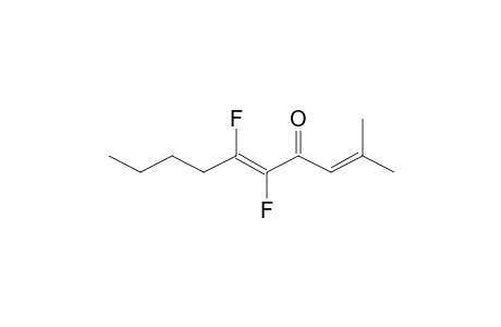 E-5,6-DIFLUORO-2-METHYLDECA-2,5-DIENE-4-ONE