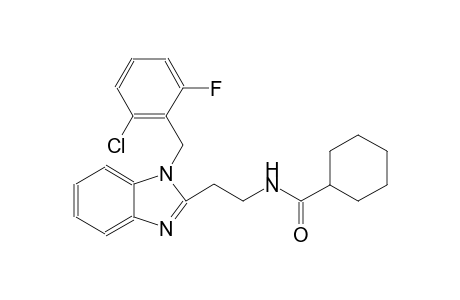 cyclohexanecarboxamide, N-[2-[1-[(2-chloro-6-fluorophenyl)methyl]-1H-benzimidazol-2-yl]ethyl]-