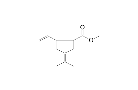 1-Cyclopentanecarboxylic acid, 4-isopropylidene-2-vinyl-, methyl ester, cis-