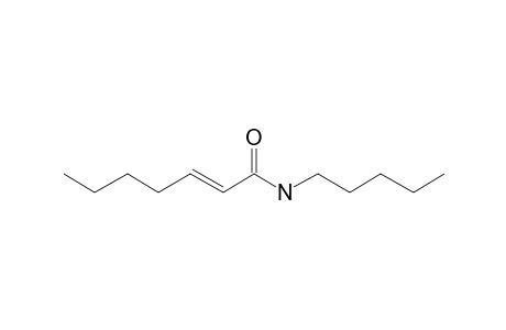 Hept-2-enoylamide, N-pentyl-