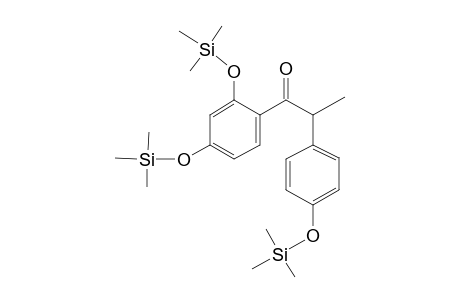 1-(2,4-Bis[(trimethylsilyl)oxy]phenyl)-2-(4-[(trimethylsilyl)oxy]phenyl)-1-propanone