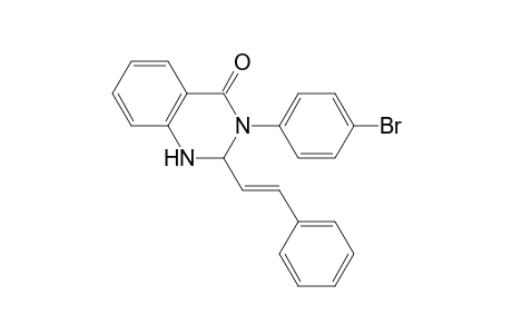 3-(4-Bromophenyl)-2-[(E)-2-phenylethenyl]-2,3-dihydro-4(1H)-quinazolinone