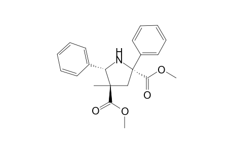 Dimethyl t-4-Methyl-2,c-5-diphenylpyrrolidine-r-2,4-dicarboxylate