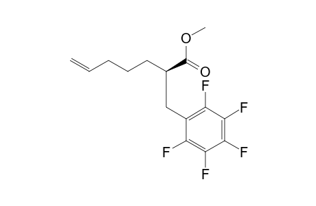 2-(2,3,4,5,6-pentafluorobenzyl)hept-6-enoic acid methyl ester