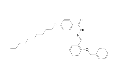 benzoic acid, 4-(decyloxy)-, 2-[(E)-[2-(phenylmethoxy)phenyl]methylidene]hydrazide