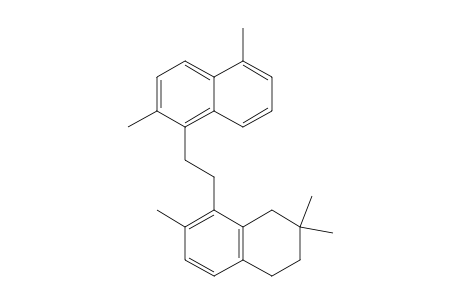 Naphthalene, 8-[2-(2,5-dimethyl-1-naphthalenyl)ethyl]-1,2,3,4-tetrahydro-2,2,7-trimethyl-