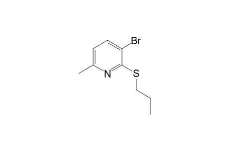 3-Bromo-6-methyl-2-(propylthio)pyridine