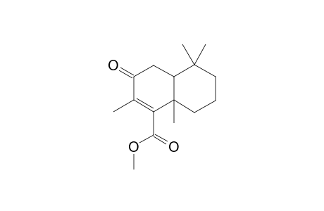 2,5,5,8a-Tetramethyl-3-oxo-3,4,4a,5,6,7,8,8a-octahydronaphthalene-1-carboxylic acid, methyl ester