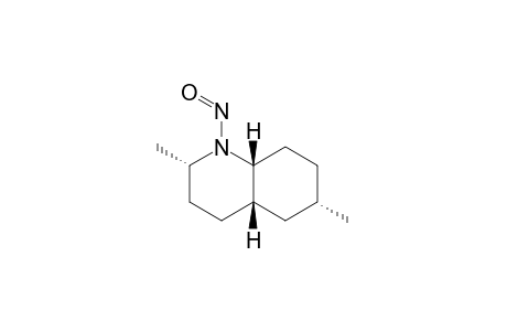 N-Nitroso-2.alpha.,6.alpha.-dimethyl-cis-decahydroquinoline