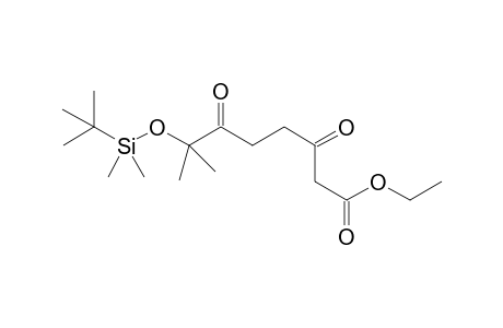 Ethyl 7-(tert-butyldimethylsilyloxy)-7-methyl-3,6-dioxooctanoate