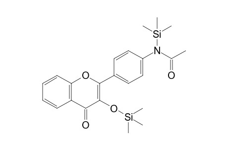 N-(4-(4-oxo-3-((trimethylsilyl)oxy)-4H-chromen-2-yl)phenyl)-N-(trimethylsilyl)acetamide