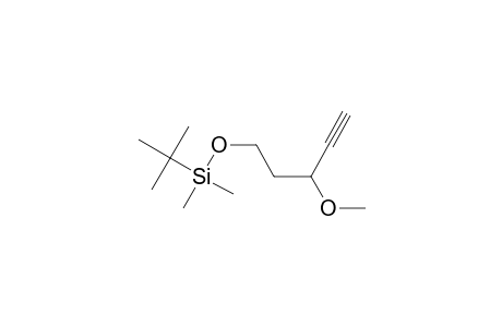 tert-Butyl-(3-methoxypent-4-ynoxy)-dimethyl-silane