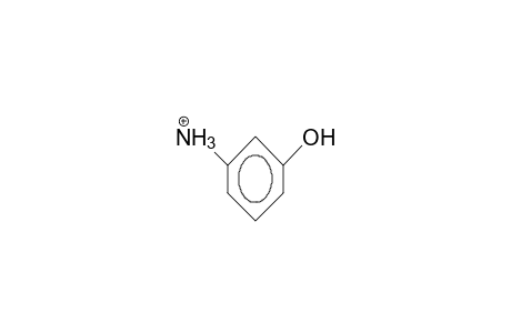 3-Ammonio-phenol cation