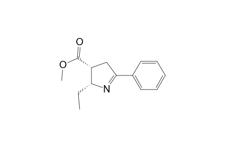 2H-Pyrrole-3-carboxylic acid, 2-ethyl-3,4-dihydro-5-phenyl-, methyl ester, cis-