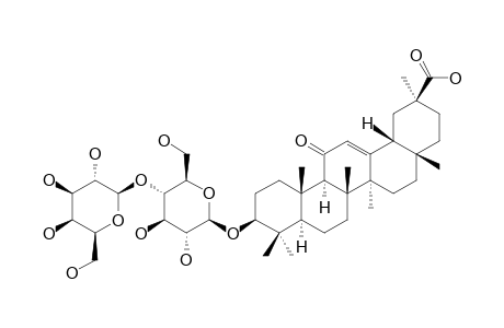 BETA-D-GALACTOPYRANOSYL-(1->4)-BETA-D-GLUCOPYRANOSYL-3-O-18-BETA-GLYCYRRHETIC-ACID