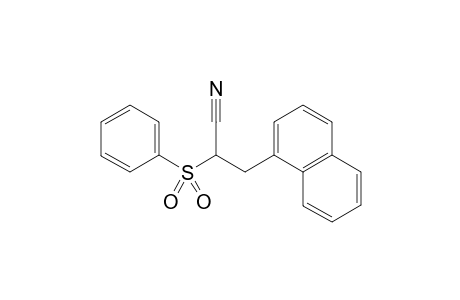 3-(Naphthalen-1-yl)-2-(phenylsulfonyl)propanenitrile