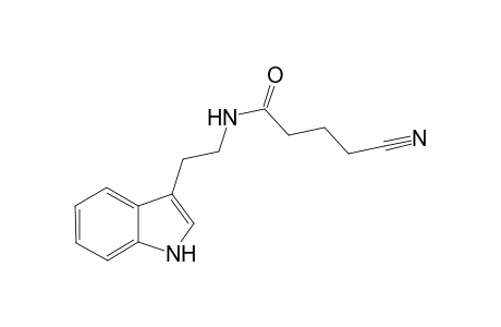 2-{2'-N-[4"-Cyano-1"-oxobutyl)amino]ethyl}-indole