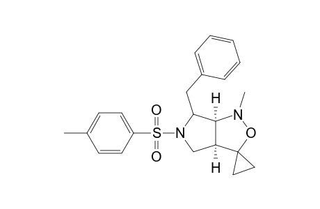 (3'aS,6'aS)-6'-Benzyl-1'-methyl-5'-tosyl-spiro[cyclopropane-1,3'-hexahydro-4H-pyrrolo[3,4-c]isoxazole]