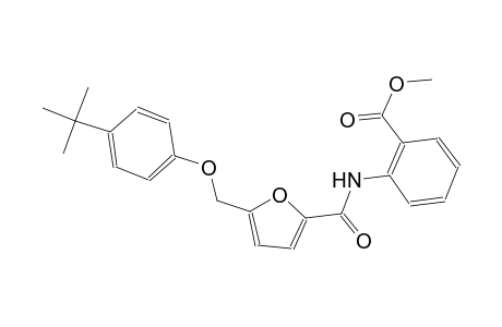 methyl 2-({5-[(4-tert-butylphenoxy)methyl]-2-furoyl}amino)benzoate