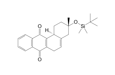 (3S,12bS)-3-[(tert-Butyldimethylsilyl)oxy]-3-methyl-1,2,3,4,6,12b-hexahydrobenzo[a]anthracene-7,12-dione