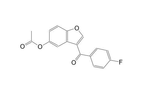 Acetic acid, [3-(4-fluorobenzoyl)-5-benzofuryl] ester