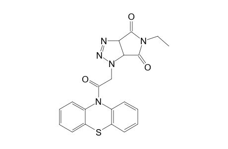 10-.alpha.-(5'-Ethyl-tetrahydro-4',6'-dioxo[1,2,3]triazol[4,5-c]pyrrol-1'-yl)acetyl-10H-phenothiazine