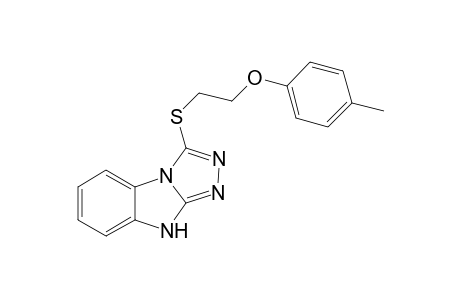 9H-[1,2,4]Triazolo[4,3-a][1,3]benzimidazole, 3-[[2-(4-methylphenoxy)ethyl]thio]-