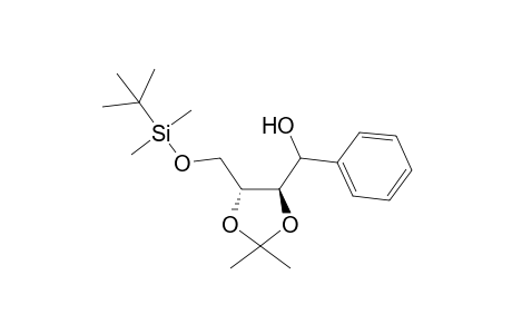 (4S,5R)-[5-(tert-Butyldimethylsiloxymethyl)-2,2-dimethyl-1,3-dioxolane-4-yl]phenylmethanol