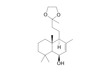 13,13-(Ethylenedioxy)-15,16-dinor-Labd-7-en-6.beta.-ol