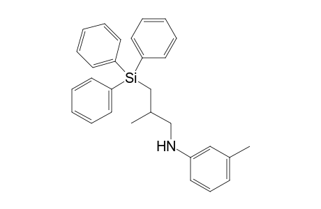 N-(2-Methyl-3-(triphenylsilyl)propyl)-3-methylaniline