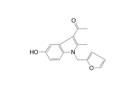 1-(1-Furan-2-ylmethyl-5-hydroxy-2-methyl-1H-indol-3-yl)-ethanone