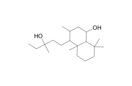 1-Naphthalenepropanol, .alpha.-ethyldecahydro-4-hydroxy-.alpha.,2,5,5,8a-pentamethyl-, [1S-[1.alpha.(R*),2.alpha.,4.alpha.,4a.beta.,8a.alpha.]]-