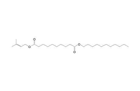 Sebacic acid, 3-methylbut-2-enyl undecyl ester