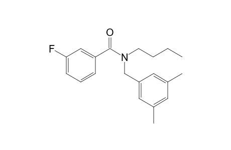 Benzamide, 3-fluoro-N-(3,5-dimethylbenzyl)-N-butyl-