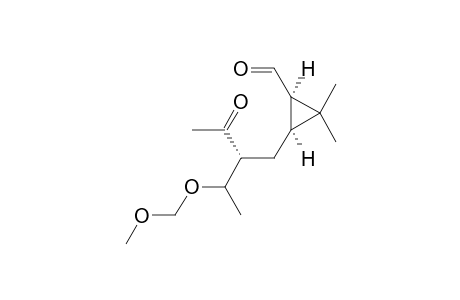 (1-R,3-S)-3-(2-ACETYL-3-METHOXYMETHOXY-1-BUTYL)-2,2-DIMETHYLCYCLOPROPANE-1-CARBALDEHYDE;MAJOR_DIASTEREOISOMER