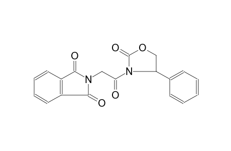 2-[2-oxo-2-(2-oxo-4-phenyl-1,3-oxazolidin-3-yl)ethyl]-1H-isoindole-1,3(2H)-dione
