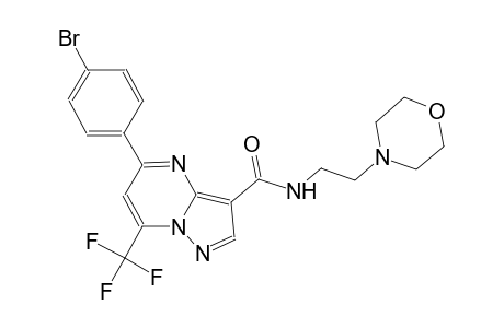 5-(4-bromophenyl)-N-[2-(4-morpholinyl)ethyl]-7-(trifluoromethyl)pyrazolo[1,5-a]pyrimidine-3-carboxamide