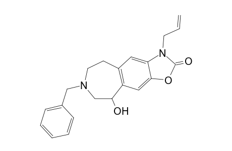 3-Allyl-7-benzyl-9-hydroxy-3,5,6,7,8,9-hexahydrooxazolo[4,5-h]-[3]benzazepine-2-one