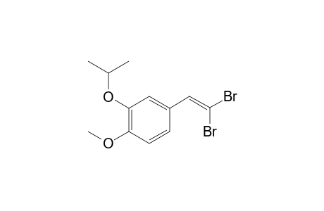 4-(2,2-dibromoethenyl)-1-methoxy-2-propan-2-yloxybenzene