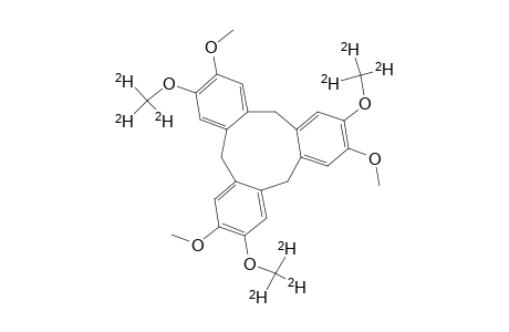 10,15-DIHYDRO-3,8,13-TRIMETHOXY-2,7,12-TRIS-(TRIDEUTEROMETHOXY)-5H-TRIBENZO-[A.D.G]-CYCLONONENE