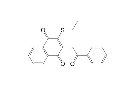 1,4-Naphthalenedione, 2-(ethylthio)-3-(2-oxo-2-phenylethyl)-