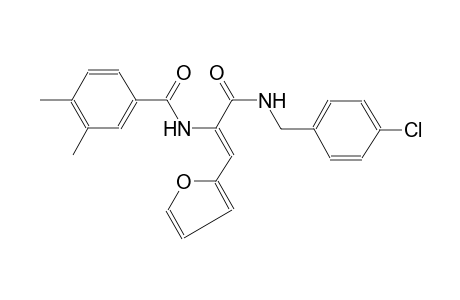 benzamide, N-[(Z)-1-[[[(4-chlorophenyl)methyl]amino]carbonyl]-2-(2-furanyl)ethenyl]-3,4-dimethyl-