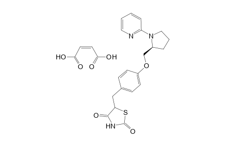 5-[4-[[1-(Pyridin-2-yl)-(2S)-pyrrolidin-2-yl]methoxy]phenylmethyl]thiazolidine-2,4-dione Meleate