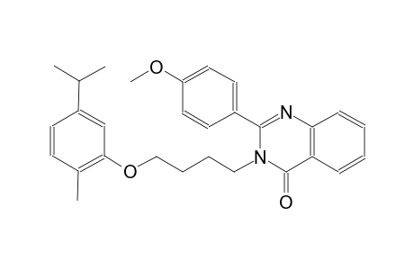 3-[4-(5-isopropyl-2-methylphenoxy)butyl]-2-(4-methoxyphenyl)-4(3H)-quinazolinone