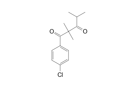 1-(4-CHLOROPHENYL)-2,2,4-TRIMETHYL-1,3-PENTADIONE