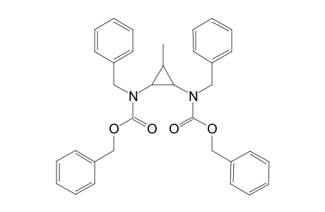 Dibenzyl N,N'-dibenzyl-N,N'-(3-methyl-1,2-cyclopropanediyl]dicarbamidate