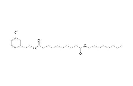 Sebacic acid, 3-chlorophenethyl octyl ester