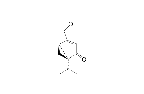 10-HYDROXYUMBELLULONE;(1R-CIS)-4-HYDROXYMETHYL-1-METHYLETHYL-BICYCLO-[3.1.0]-HEX-3-EN-2-ONE