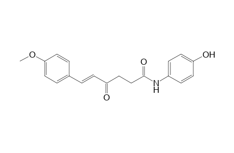 (E)-N-(4-Hydroxyphenyl)-6-(4-methoxyphenyl)-4-oxohex-5-enamide
